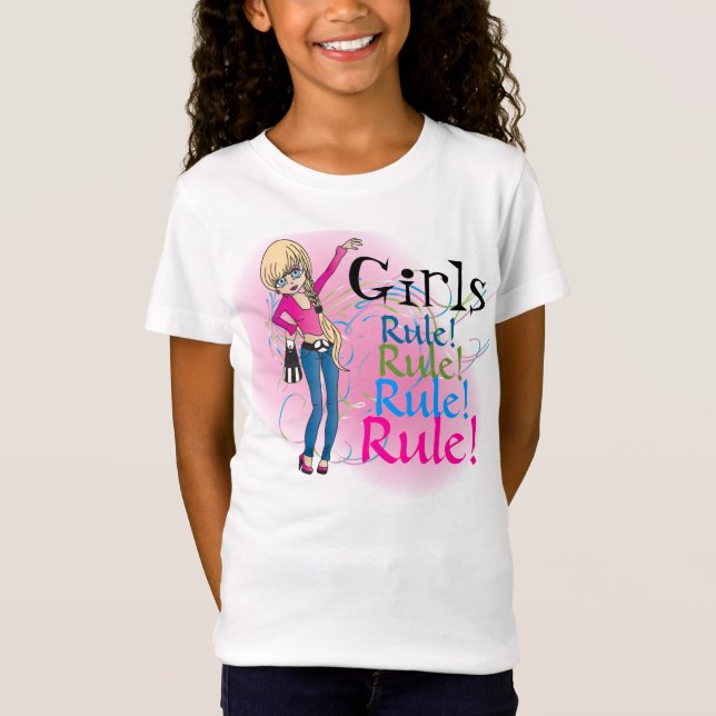 Camiseta Chicas regla, regla, regla (Anverso)