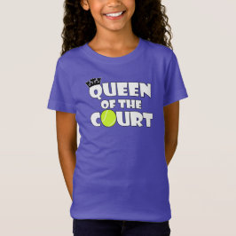 Camiseta Chicas Reina de tenis de pista