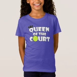 Camiseta Chicas Reina de tenis de pista