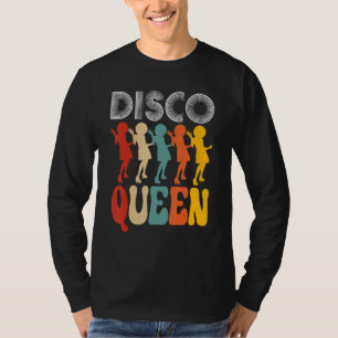 Camiseta Chicas Reina del Disco Aman Bailar Música de los 7