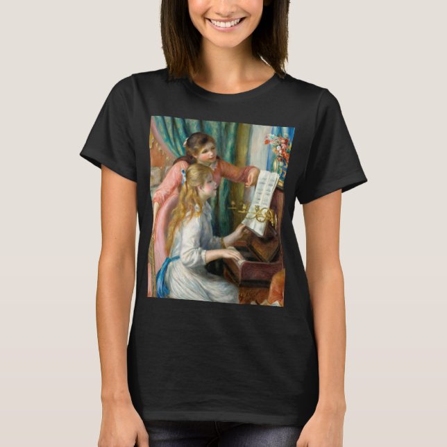 Camiseta Chicas renegados de la pintura del impresionismo d (Anverso)