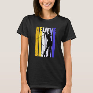 Camiseta Chicas retro de golf femenino