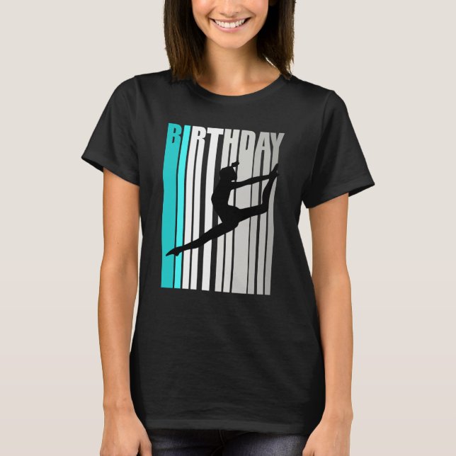 Camiseta Chicas retro Naranja de Guay bailan cumpleaños fel (Anverso)