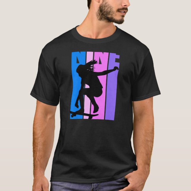 Camiseta Chicas Retro Novena Patinaje De Cumpleaños Ama A S (Anverso)