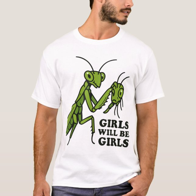 Camiseta Chicas rezando a Mantis (Anverso)