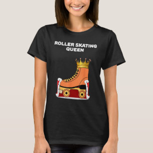 Camiseta Chicas Roller Skler Queen Tshirt mujeres Roller Sk