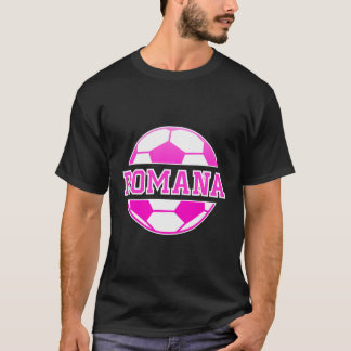 Camiseta Chicas Romana Juegan Fútbol Deportivo