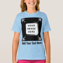 Camiseta Chicas Ropa Añadir plantilla de fotografía Chicas