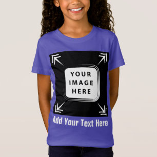 Camiseta Chicas Ropa Añadir plantilla de fotografía Chicas