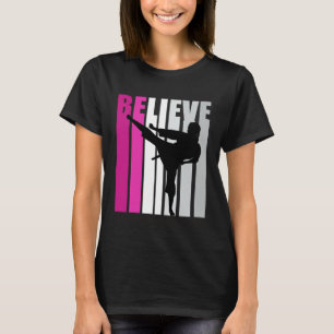 Camiseta Chicas rosados creen que Jiu Jitsu Motivation Squa