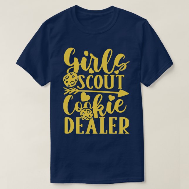 Camiseta Chicas Scout Cookie Dealer (Diseño del anverso)