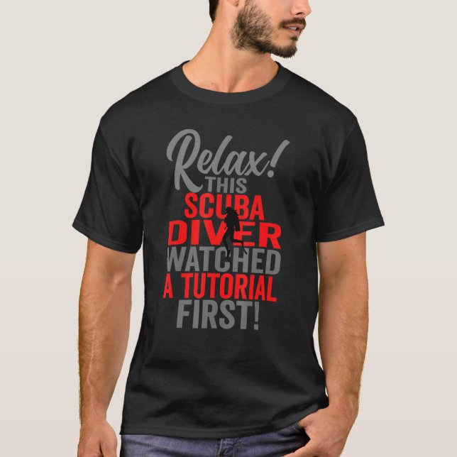 Camiseta Chicas Scuba Diver Vio Tutoriales Primeros Chicas  (Anverso)