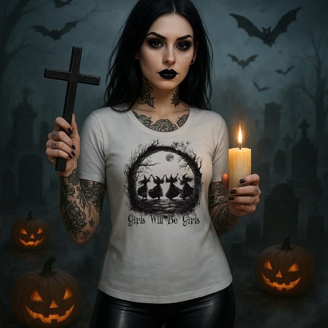 Camiseta Chicas Serán Chicas Brujas (Subido por el creador)