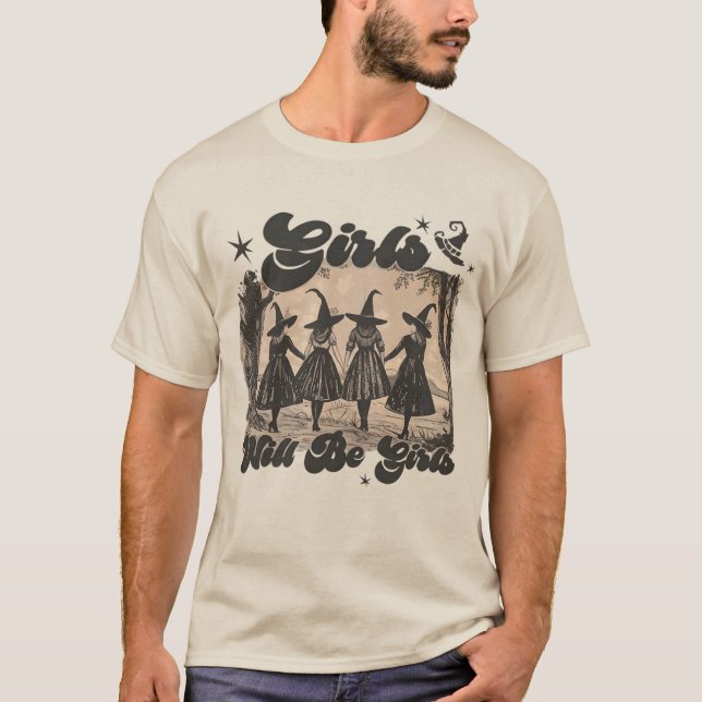 Camiseta Chicas Serán Chicas Witch Halloween (Anverso)