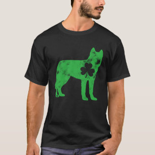 Camiseta Chicas siberianos Husky St Patrick s Day Chamroc