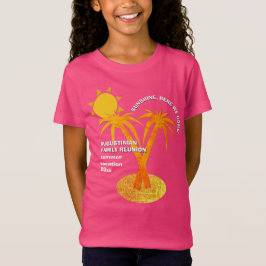 Camiseta Chicas sindicales familiares de vacaciones en vera