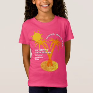 Camiseta Chicas sindicales familiares de vacaciones en vera