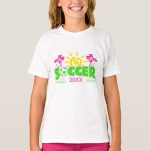 Camiseta Chicas Soccer Sunshine Palm Trees