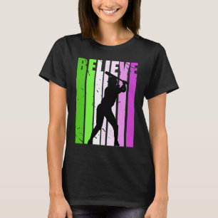 Camiseta Chicas Softball Birthday Compete Team Mujeres Beli