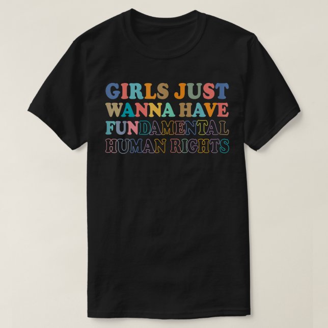Camiseta Chicas solo quieren divertirse (Diseño del anverso)