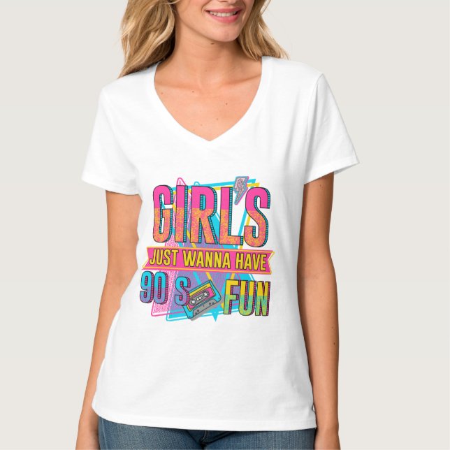 Camiseta chicas solo quieren divertirse (Anverso)