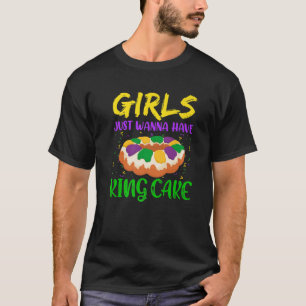 Camiseta Chicas solo quieren tener a King Cake Happy Mardi 