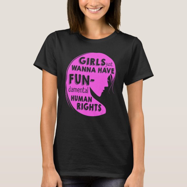 Camiseta Chicas solo quieren tener defensores fundamentales (Anverso)