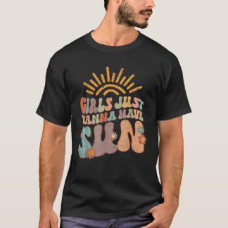 Camiseta Chicas solo quieren tener vacaciones a Chicas vera