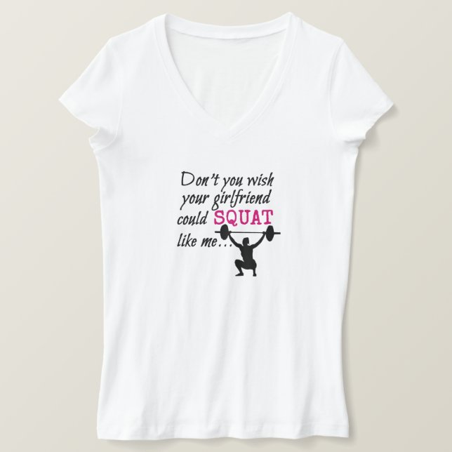 Camiseta Chicas Squat Tshirt (Anverso del diseño)