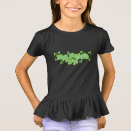 Camiseta Chicas St Patrick's Day Ruffle Shirt