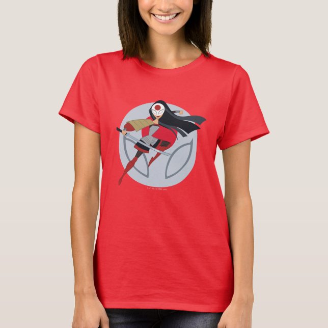 Camiseta CHICAS Super Hero de DC Katana (Anverso)