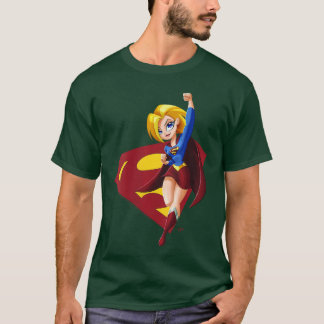 Camiseta Chicas Superhéroes de DC Comics Supergirl Cuello e