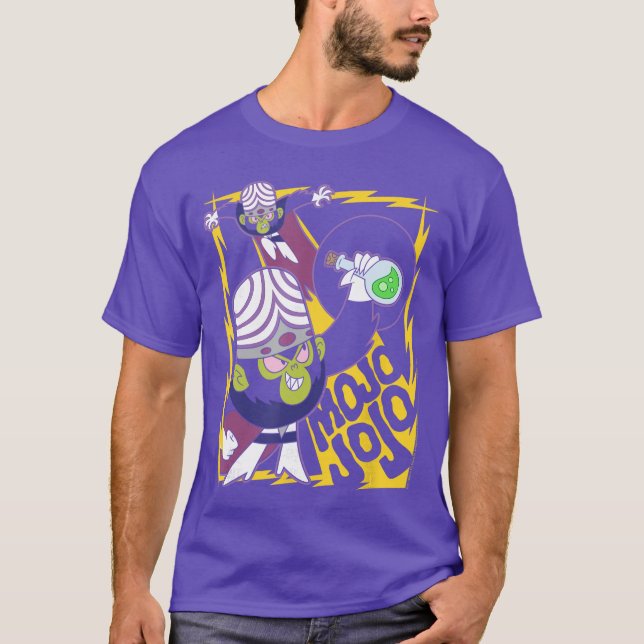 Camiseta Chicas Superpoderosas Mojo JoJo Collage Lindo Dibu (Anverso)
