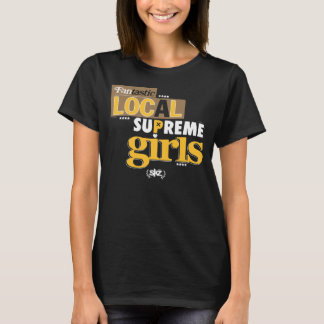 Camiseta Chicas supremos (marrón, oro)