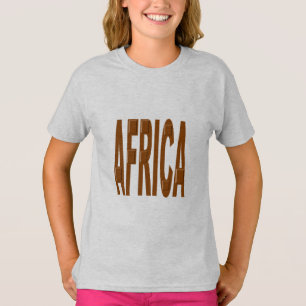 Camiseta Chicas T-Shirt ash AFRICA CHOCOLATE