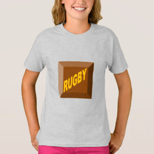 Camiseta Chicas T-Shirt ash CHOCOLAT RUGBY