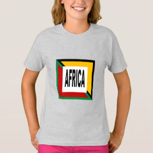 Camiseta Chicas T-Shirt ash DESIGN ÁFRICA