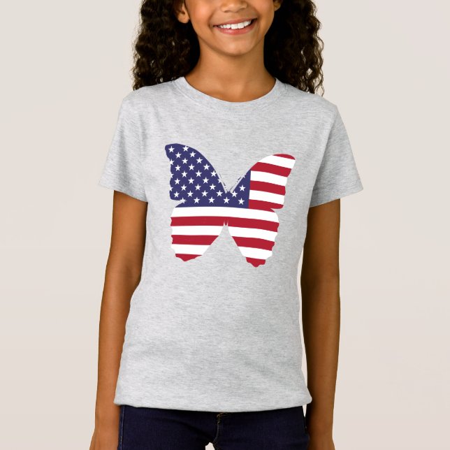 Camiseta Chicas T-Shirt-Patriotic (Anverso)