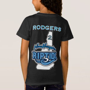 Camiseta Chicas Tee. con nombre y número en la parte poster