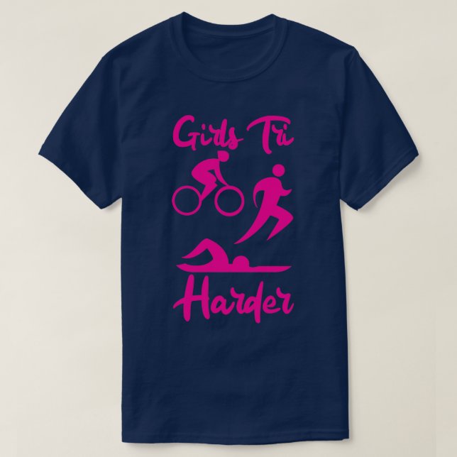 Camiseta Chicas Tri Harder 3 (Diseño del anverso)