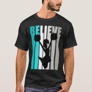 Camiseta Chicas turquesa animadores cumpleaños