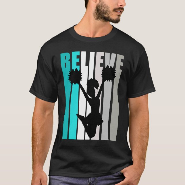Camiseta Chicas turquesa animadores cumpleaños (Anverso)