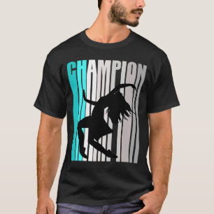 Camiseta Chicas Turquesa campeona de danza musical