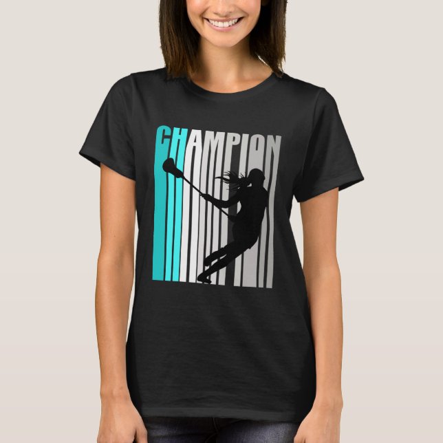 Camiseta Chicas Turquoise Lacrosse Champion Lacrosse Team (Anverso)