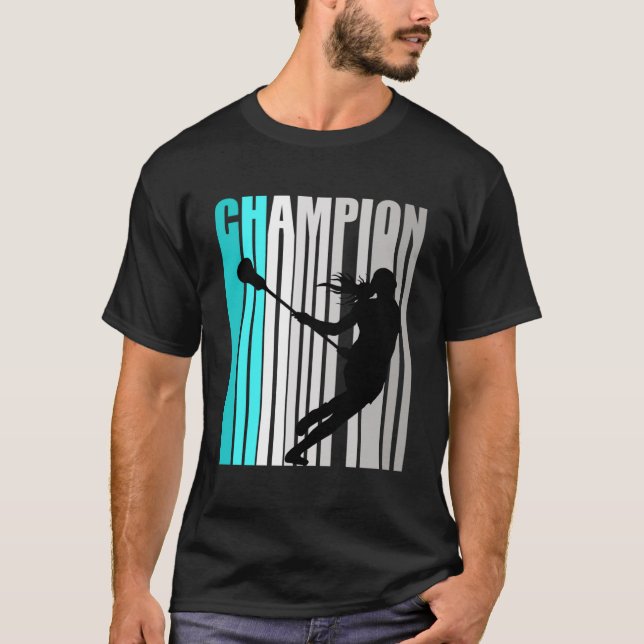 Camiseta Chicas Turquoise Lacrosse Champion Lacrosse Team (Anverso)