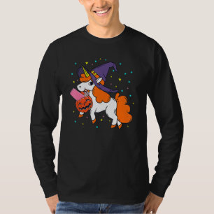 Camiseta Chicas Unicornio de Halloween Mujeres Unicornio Br