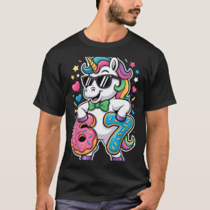 Camiseta Chicas Unicornio Meme Divertido Niños Seis Siete 6