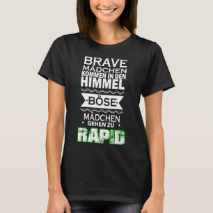 Camiseta Chicas valientes Chicas malvados ventilador rápido