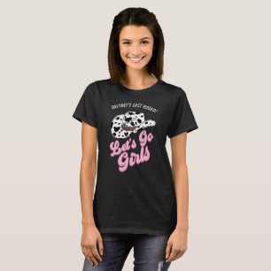 Camiseta Chicas Vamos Despedida de Soltera Country Negro Pe