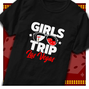 Camiseta Chicas viajan a Las Vegas Chicas de vacaciones via